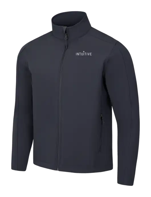 Charcoal Grey Core Soft Shell Jacket w/Intuitive Logo