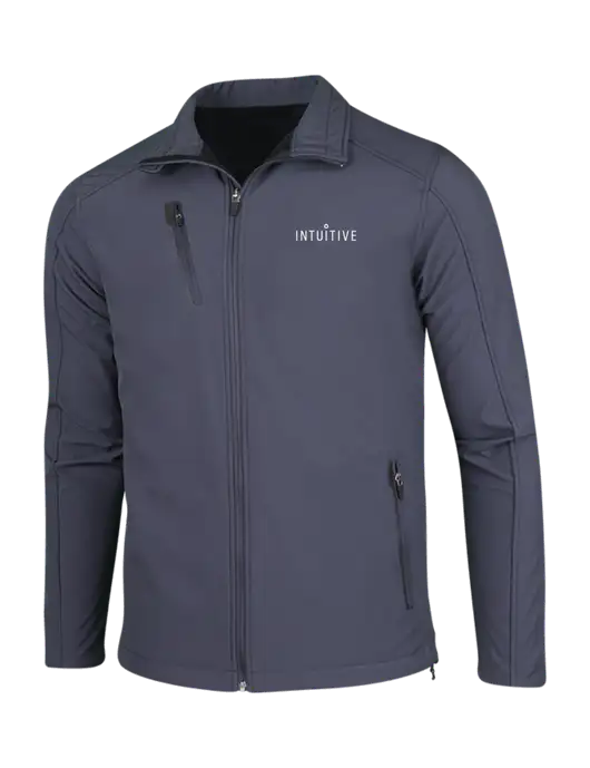 Dark Grey Welded Softshell Jacket w/Intuitive Logo