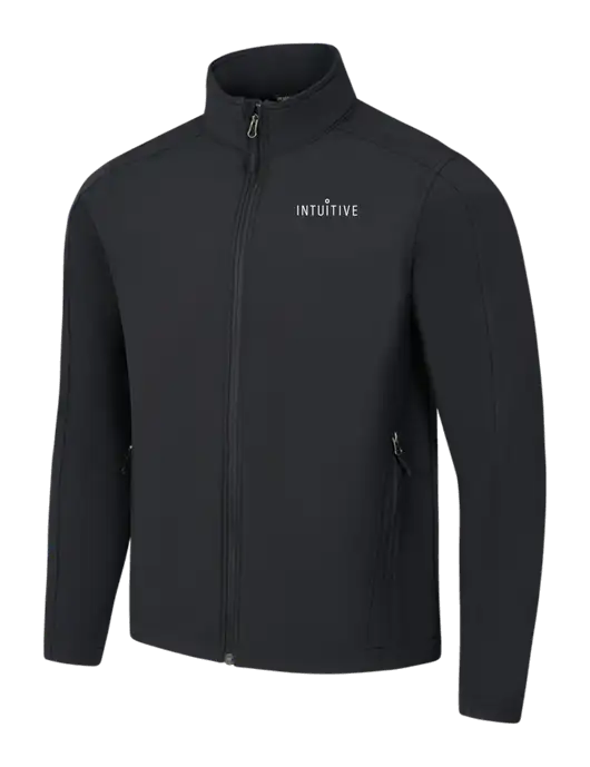 Black Core Soft Shell Jacket w/Intuitive Logo