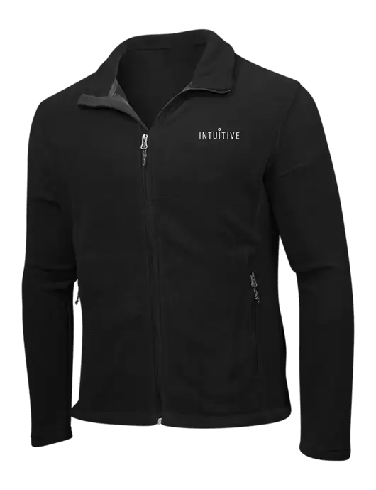 Black Fleece Jacket w/Intuitive Logo