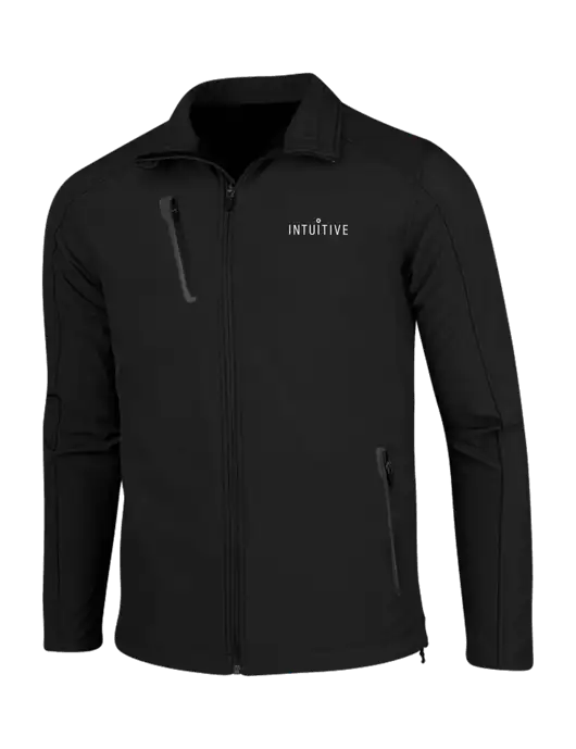 Black Welded Softshell Jacket w/Intuitive Logo