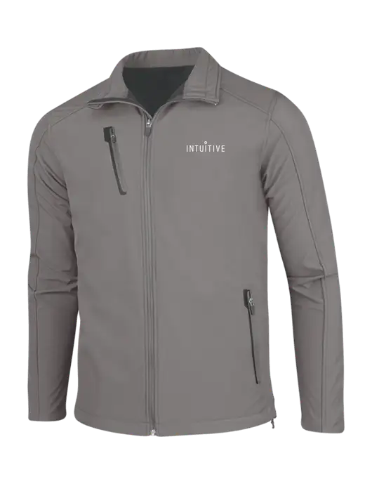 Medium Grey Welded Softshell Jacket w/Intuitive Logo