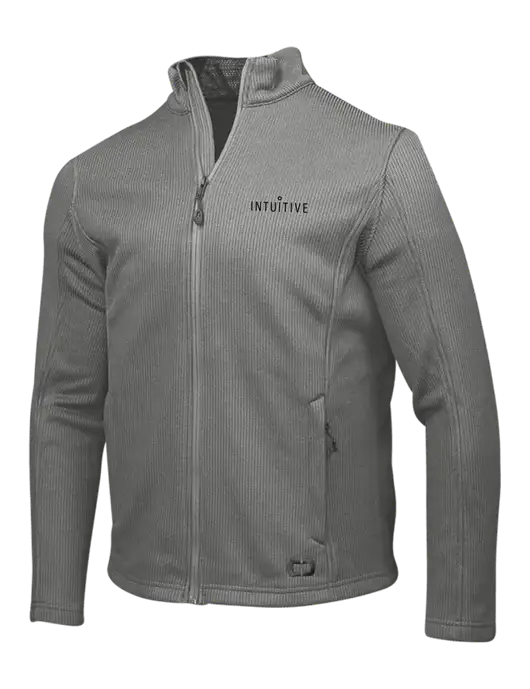 OGIO Medium Grey Grit Fleece Jacket w/Intuitive Logo