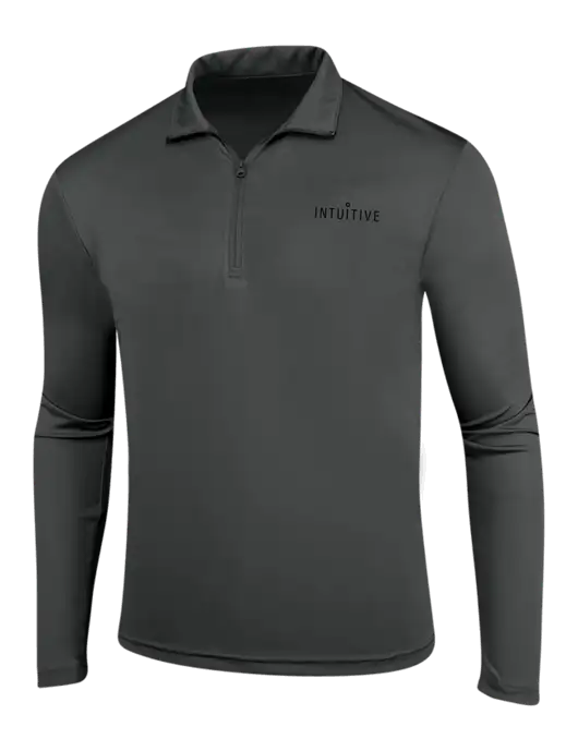 Dark Grey PosiCharge Competitor 1/4 Zip Pullover w/Intuitive Logo
