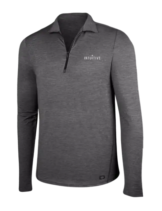 OGIO Gear Grey Heather Endurance Force 1/4 Zip w/Intuitive Logo