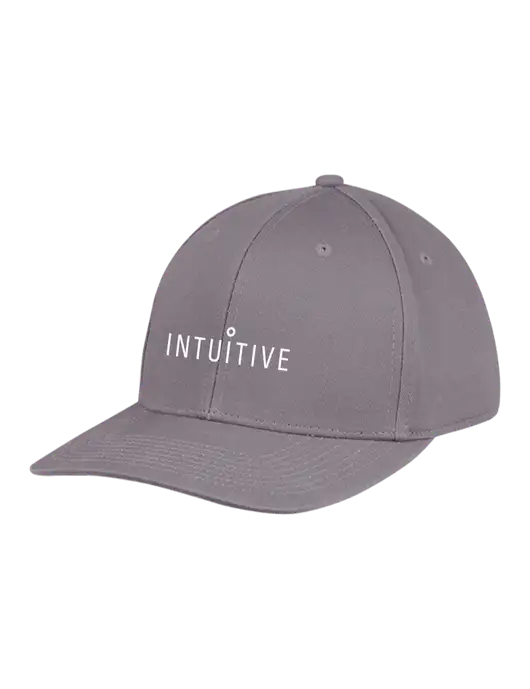 Premium Modern Structured Twill Charcoal Snapback Cap w/Intuitive Logo