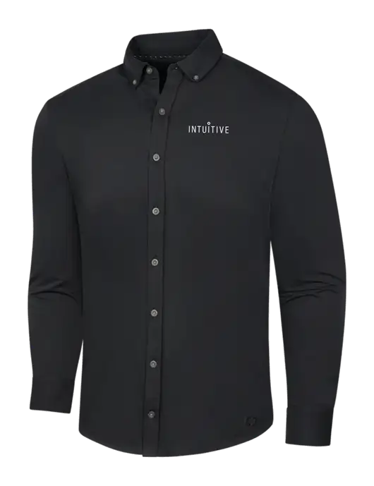 OGIO Blacktop Modern Code Stretch Button-Up Shirt w/Intuitive Logo