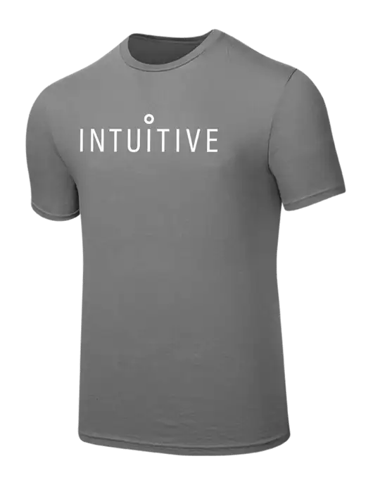 Seriously Soft Medium Grey T-Shirt w/Intuitive Logo