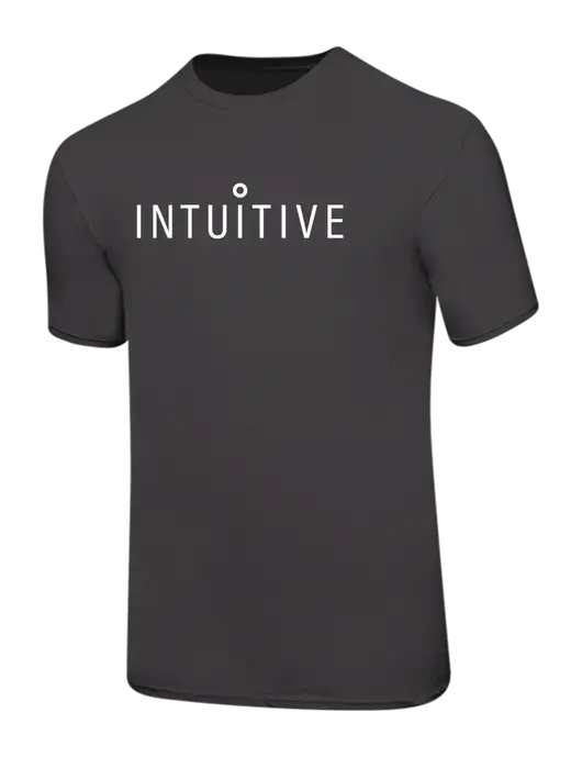 Ring Spun Charcoal 4.5 oz T-Shirt w/Intuitive Logo