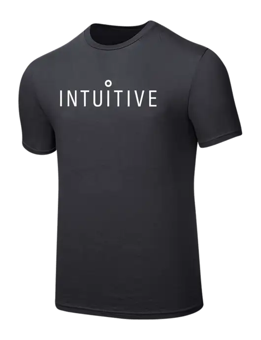 Seriously Soft Charcoal T-Shirt w/Intuitive Logo