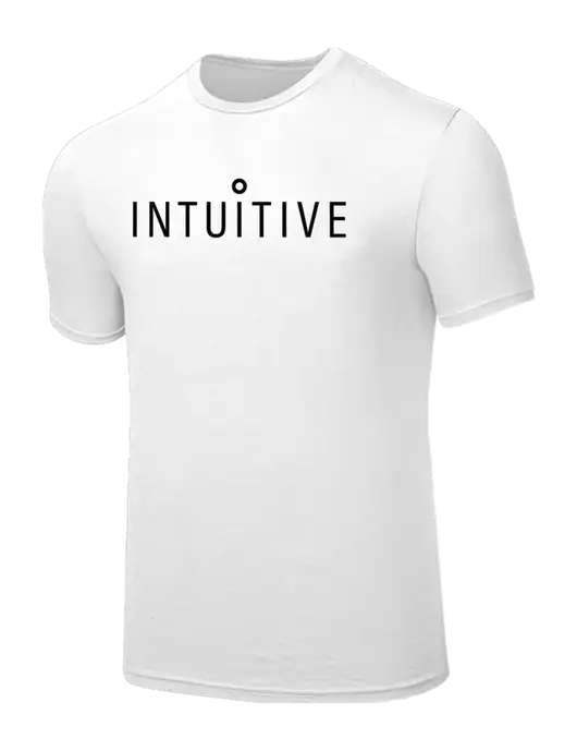 Seriously Soft White T-Shirt w/Intuitive Logo