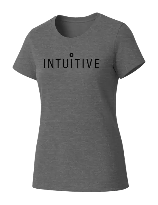 Womens Seriously Soft Grey Frost T-Shirt w/Intuitive Logo