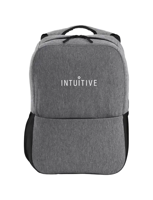 Access Square Laptop Graphite Heather/Black Backpack w/Intuitive Logo