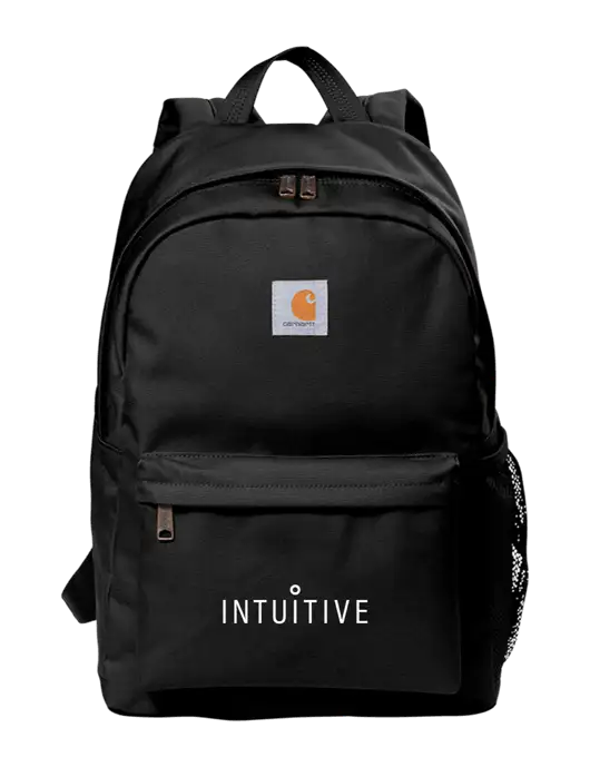 Carhartt Black Canvas Backpack w/Intuitive Logo