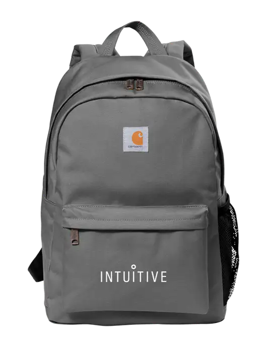 Carhartt Grey Canvas Backpack w/Intuitive Logo