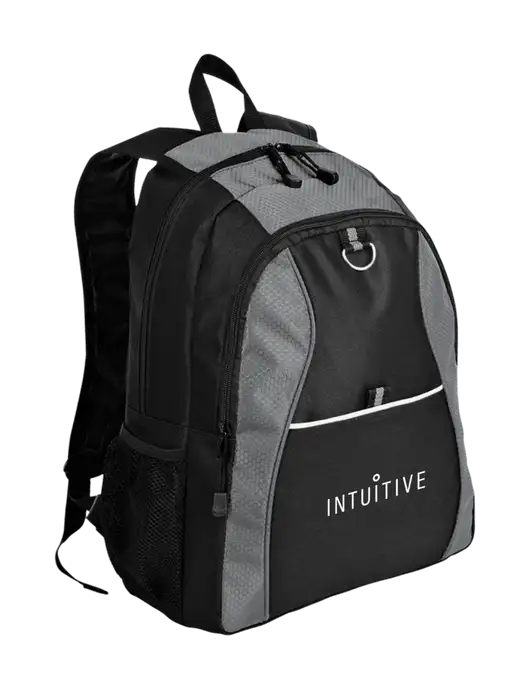 Honeycomb Grey/Black Backpack w/Intuitive Logo