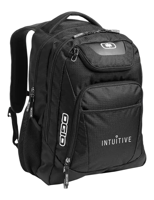 OGIO Black/Silver Excelsior Laptop Backpack w/Intuitive Logo