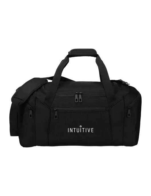 Slim & Lite Black Duffel    w/Intuitive Logo