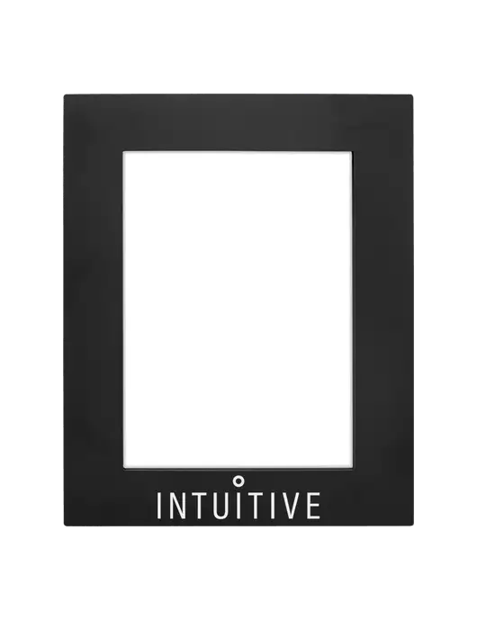 Black Aluminum Photo Frame, 5 x 7 w/Intuitive Logo