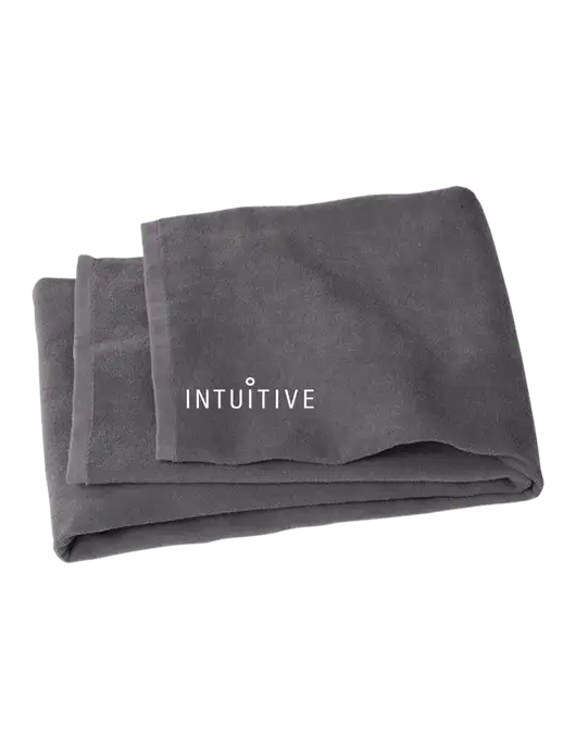 Graphite Beach Towel w/Intuitive Logo
