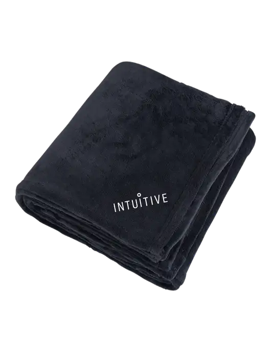 Mountain Lodge Black Blanket w/Intuitive Logo